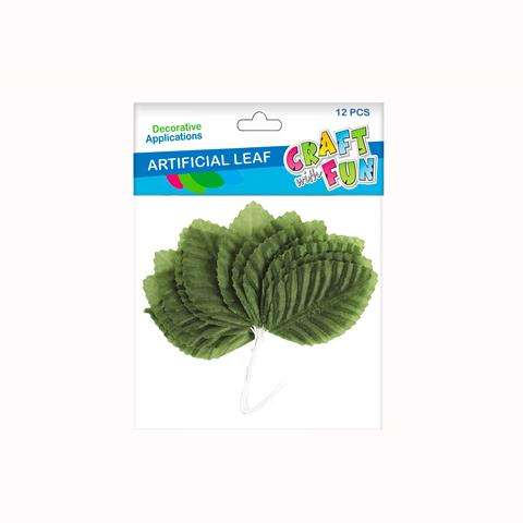 Decor 12 pcs 5.5 cm green leaf