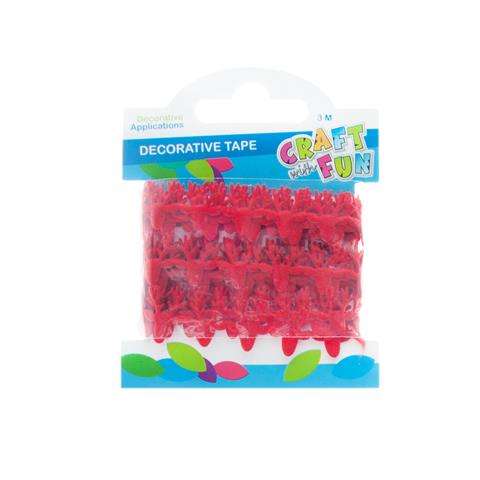 New Year decorative ribbon Deer 2m/1.6cm