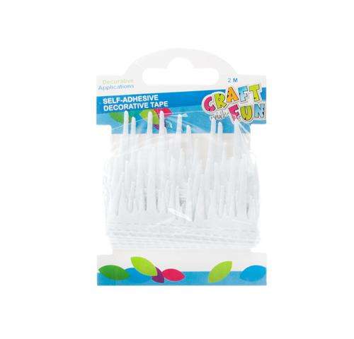 New Year decorative ribbon Icicles 4cm/2m