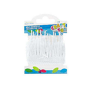 New Year decorative ribbon Icicles 4cm/2m