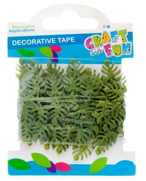 Decorative ribbon 3.5cmx2m Palm leaves
