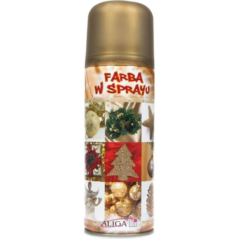 Aerosol for decoration 250ml Christmas Brilliant Spray gold
