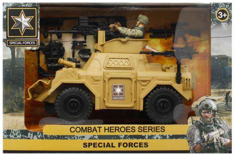 Military Vehicle Toy with Accessories 27x18x12cm