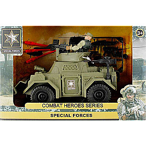 Car Military Vehicle with Accessories 27x18x12cm
