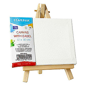 Canvas 12x16 cm with easel