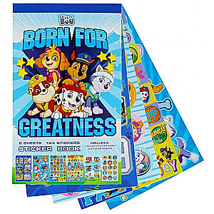 Notebook with stickers 124 stickers PAW PATROL