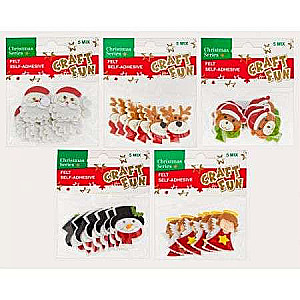 New Year Decor-Sticker 5MIX felt