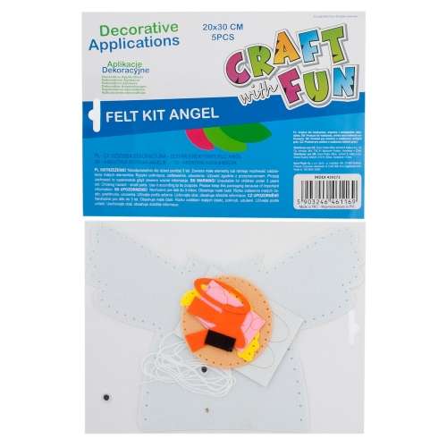 New Year decor 20x30cm, 5pcs felt Angel