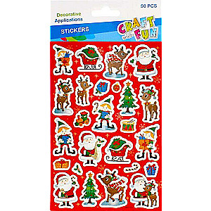 New Year's Decor-Sticker 15x27cm MIX