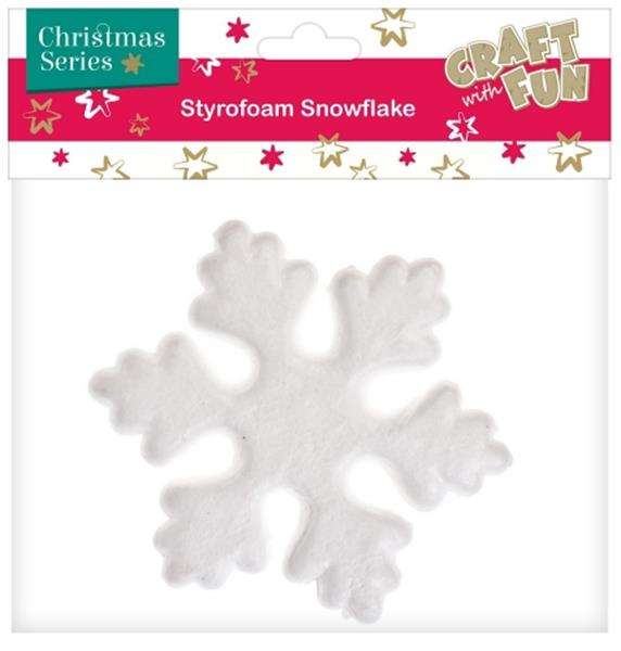 New Year decor Snowflake 12x12cm foam