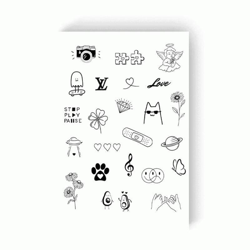 Tattoo - Temporary Sticker Emotions 15.5x21cm
