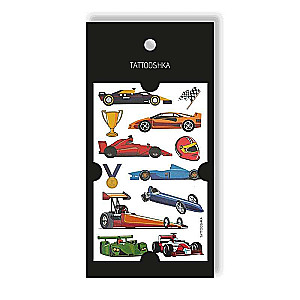 Tattoo - temporary sticker Racing 10.5x6cm