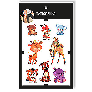 Tattoo - Bambi and his Friends Temporary Sticker 15.5x21cm