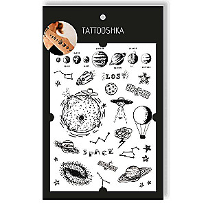 Tattoo - Temporary Sticker Cosmic Boom 15.5x21cm