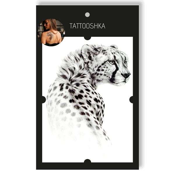 Tattoo - Temporary Sticker Cheetah 15.5x21cm