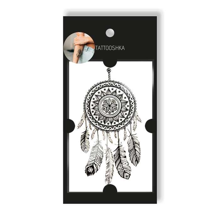 Tattoo - disposable sticker Dreamcatcher 10.5x6cm