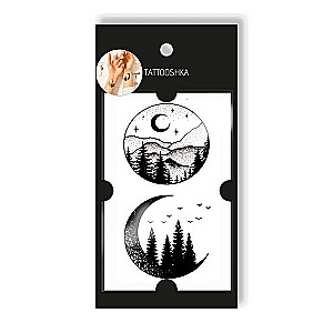 Tattoo - temporary sticker Under the starry sky 10.5x6cm