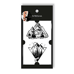 Tattoo - Temporary Sticker I Want to Go to the Mountains 10.5x6cm
