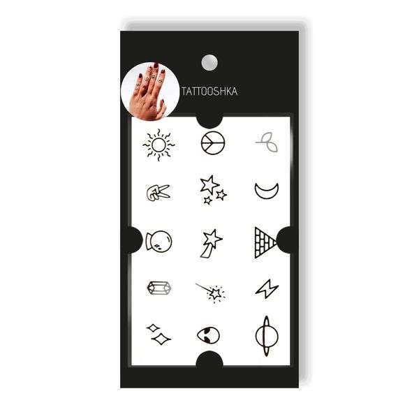 Tattoo - temporary sticker Magic set 10.5x6cm