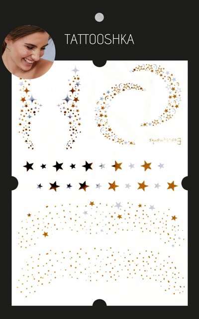 Tattoo - Temporary Sticker Golden Freckles 15.5x21cm