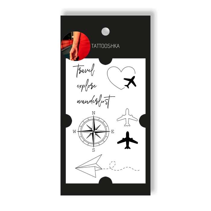 Tattoo - Disposable Sticker Journey 10.5x6cm