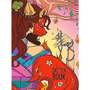 Sketchbook. Anime. In a Fox Mask 80 Pages