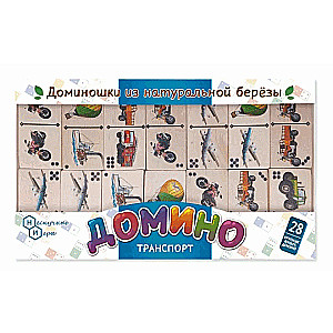 Domino - Transport blocks made of birch