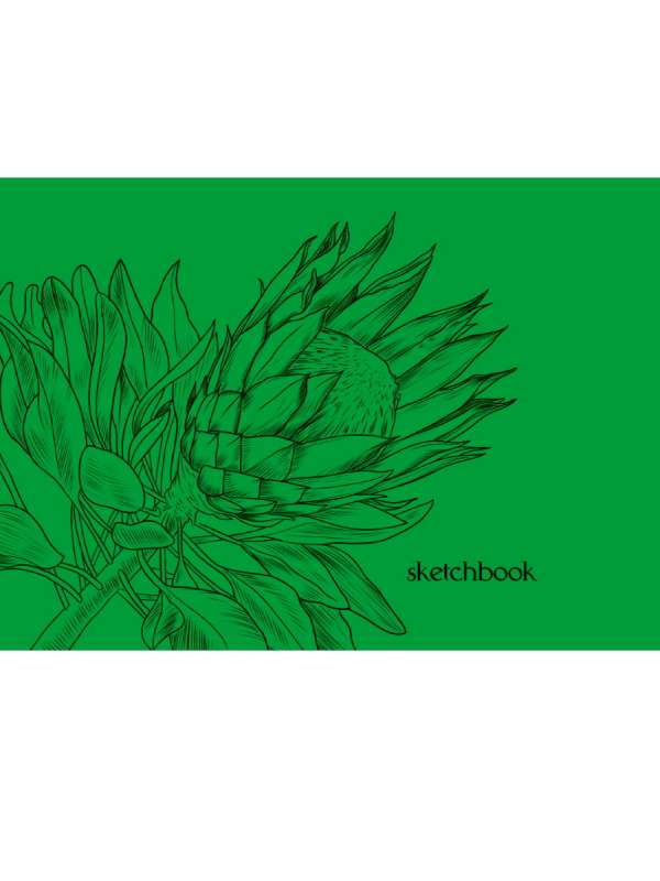 MyArt. Sketchbook 180 x 120 mm. Flower