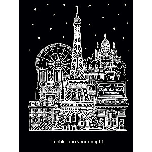 Tochkabook. Moonlight. Paris 72 pages, glowing in the dark
