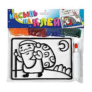 Creative Set - Pour on Glue. Santa Claus