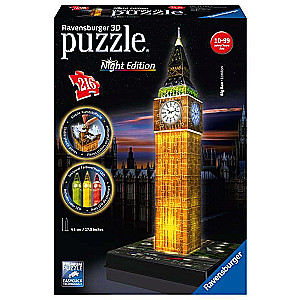 3D Puzzle Big Ben with Backlight