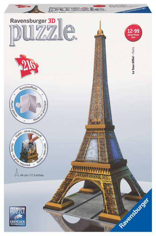 3D Puzzle Eiffel Tower