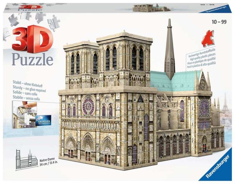 3D puzzle Notre Dame