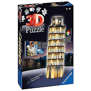 3D puzzle Leaning Tower of Pisa with backlight