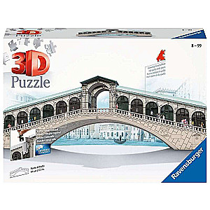3D Puzzle Rialto Bridge, Venice, 216 pieces