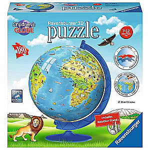 3D Puzzle Globe, 180 pcs.