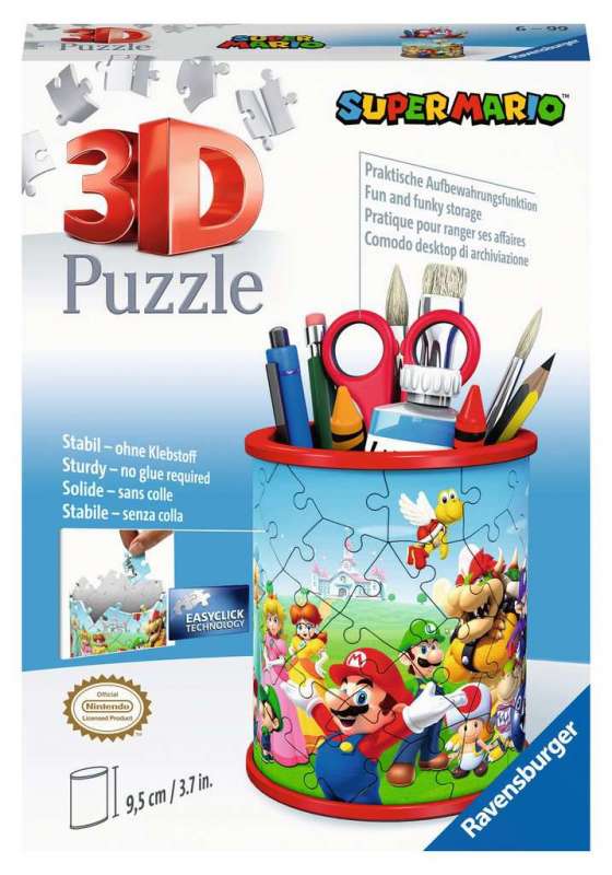 3D Puzzle Pencil Holder Super Mario