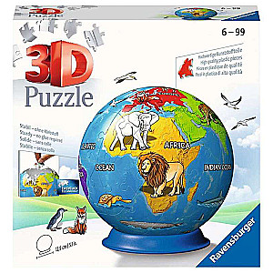 3D Puzzle Globe, 72 pieces