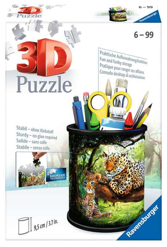 3D Puzzle Pencil Holder Big Cats