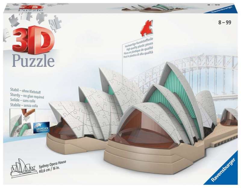 3D Puzzle Sydney Opera, 237 pcs