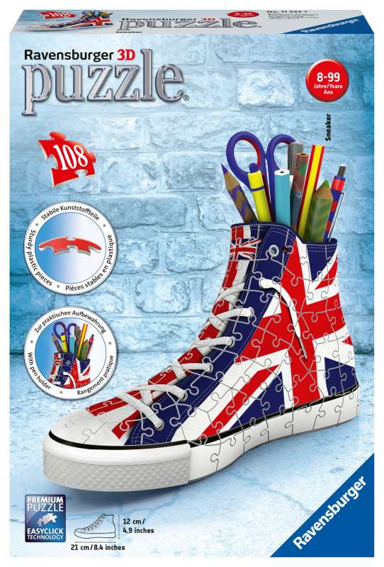 3D dėlionė - Pieštukų laikiklis Keda Union Jack