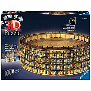 3D Puzzle Coloseum at Night, with backlight