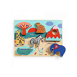 Wooden Puzzle - Savannah Story