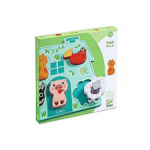 Wooden Puzzle - Farm