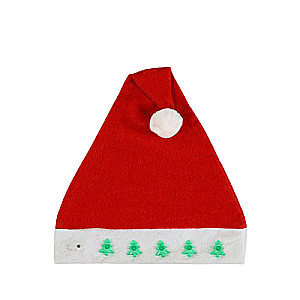 Light-up New Year's Tree Hat, Red