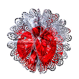 Foil Balloon d-30 cm Ovals with Slots Mix
