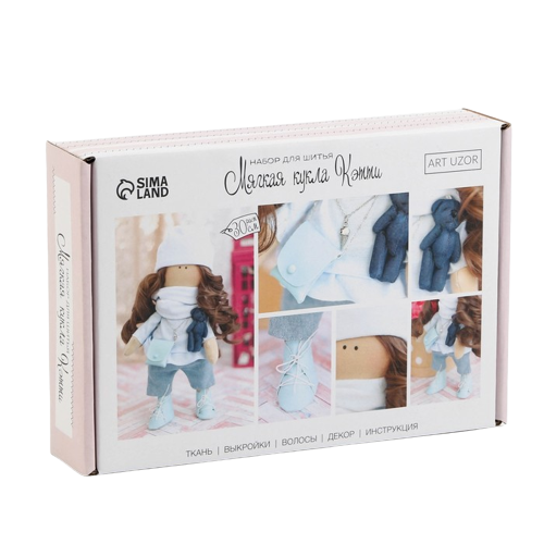 Interior doll Catti, sewing kit, 22.4 × 15.6 × 5.2 cm