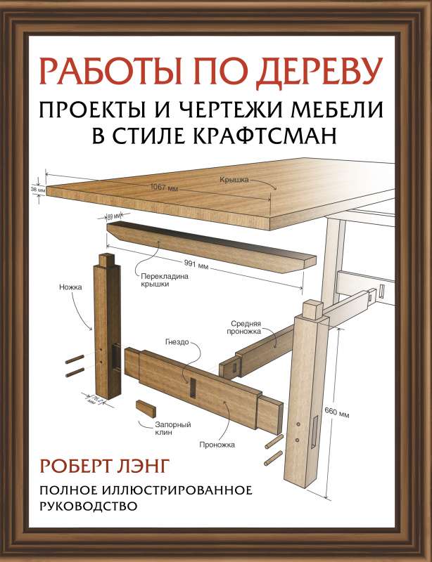 Woodworking. Projects and Drawings of Craftsman Style Furniture
