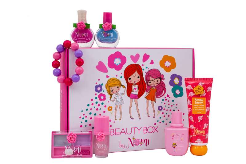 Children's Cosmetic Set NOMI Beauty box No. 3 - 7 items