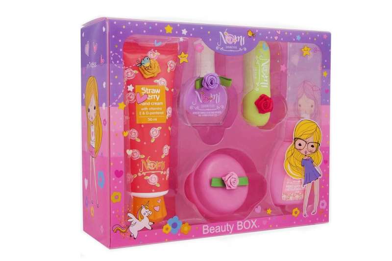 Children's Cosmetics Set NOMI Beauty Box No. 11 - 5 Items Nail Polish No. 26